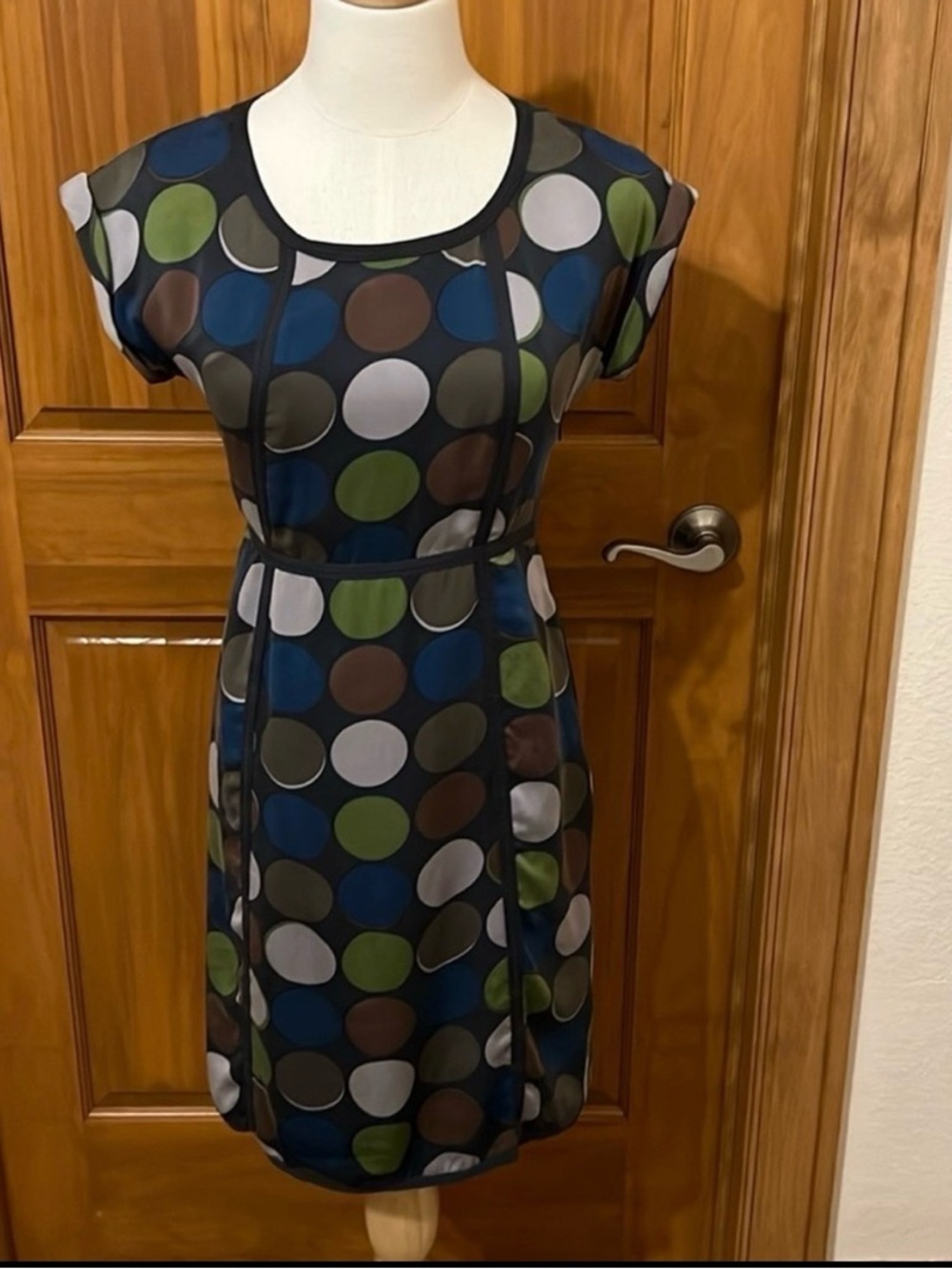 Boden Multicolor Dot Print Dress – Size US 2R / UK 6R